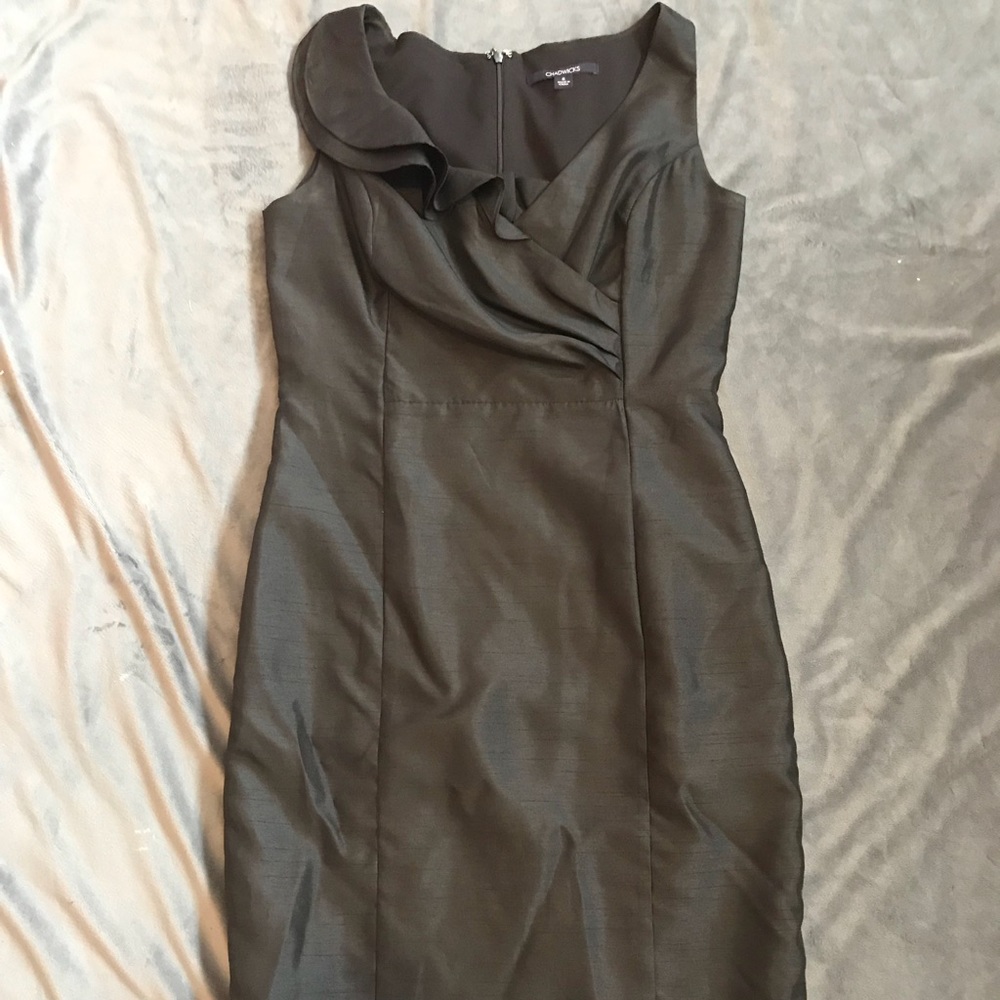 Black sheath dress